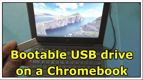 how to boot os from usb on chromebook